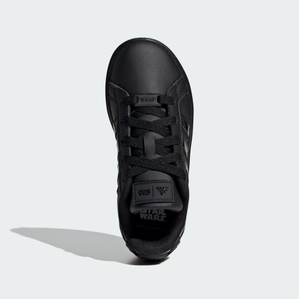 Black ADIDAS STAR WARS GRAND COURT 2.0 SHOES KIDS