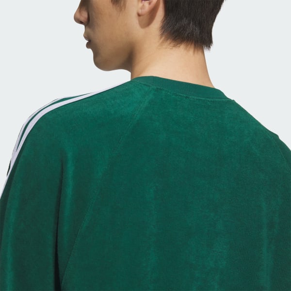 アディダス 半袖テリーTシャツ - グリーン | アディダス ジャパン