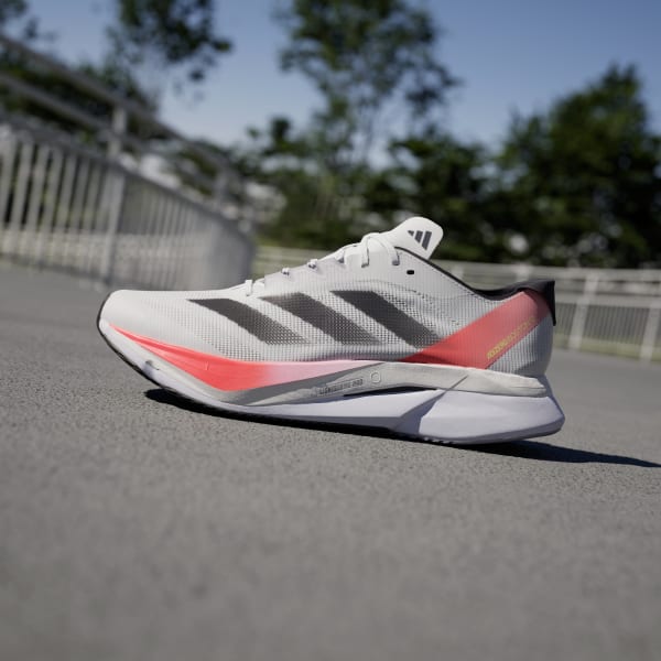 Adidas adizero boston white top