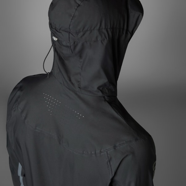 adidas Adizero Running Lightweight Jacket Black adidas Ireland