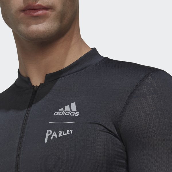 Zwart The Parley Fietsshirt met Korte Mouwen VA605