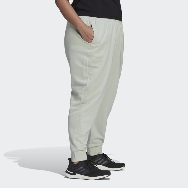 Groen Essentials French Terry Logo Broek (Grote Maat) ISA99