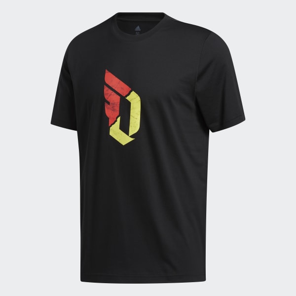 adidas Dame Duality Logo Tee Black adidas Malaysia