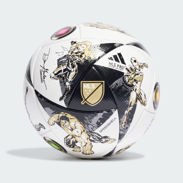 adidas Marvel MLS All-Star Game Pro Ball - Black, Unisex Soccer