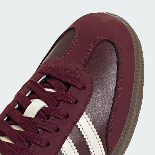 adidas Samba OG Shoes - Burgundy | Free Shipping with