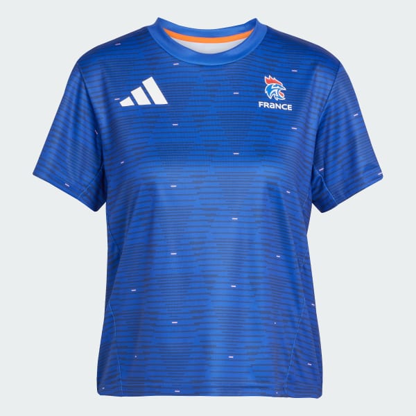 Blauw Frankrijk Handbal Training T-shirt