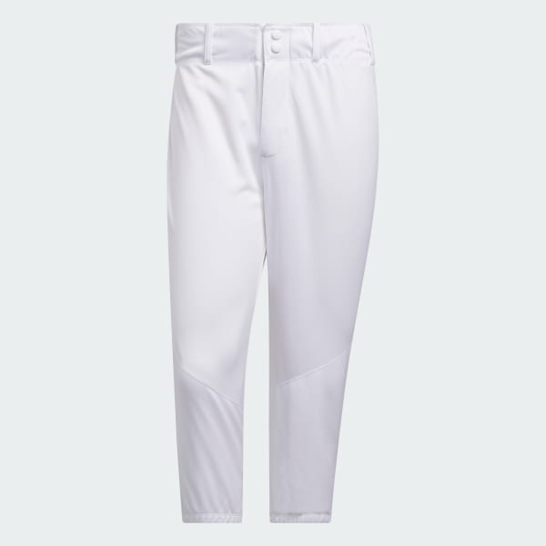 Adidas white top baseball pants