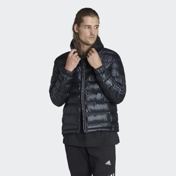 cierna Bunda 3-Stripes SDP Badge of Sport GKI00
