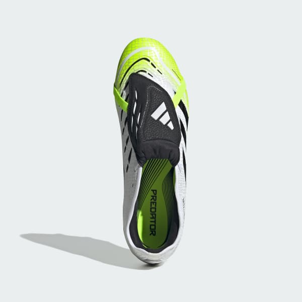 Vit Predator Pro Fold-Over Tongue Soft Ground Fotbollsskor