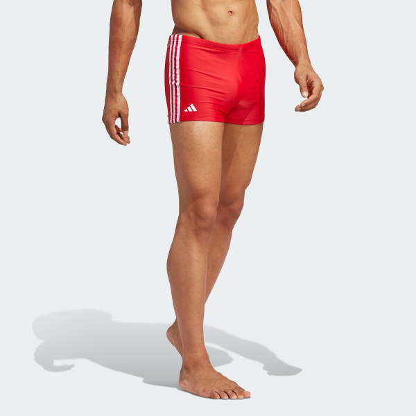 cervená Plavky 3-Stripes