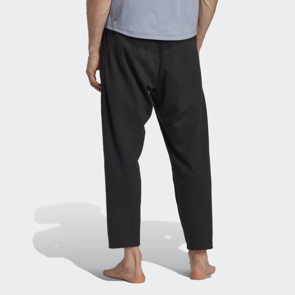 Noir Pantalon d'entraînement de yoga Base