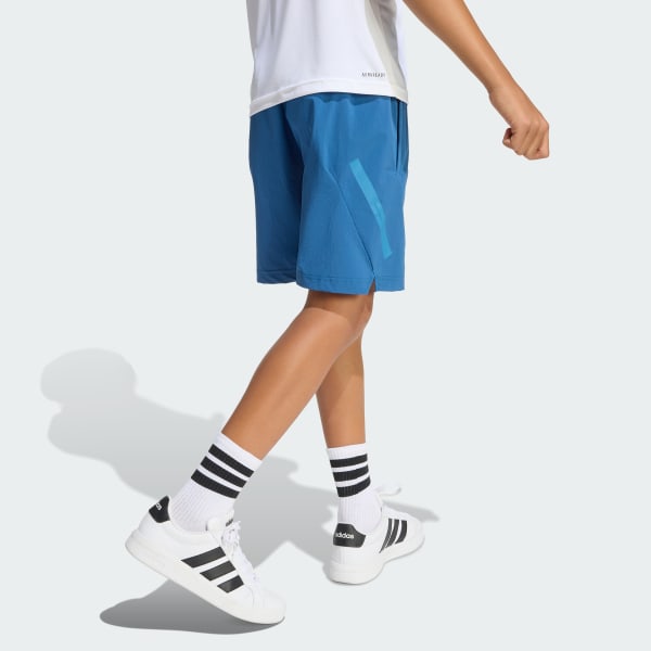 Blue Z.N.E. WOVEN TRAVEL SHORTS