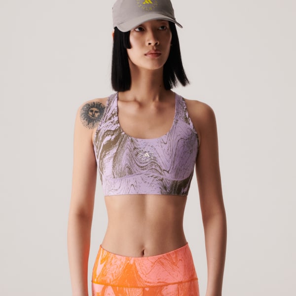 Violet Brassière de training True Purpose Power Impact adidas by Stella McCartney