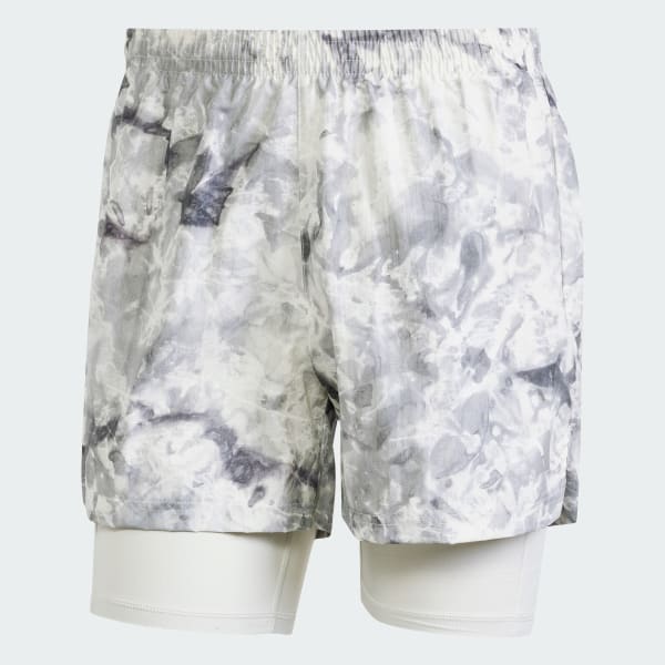 Grey Own The Run Spray Dye 2-In-1 Short
