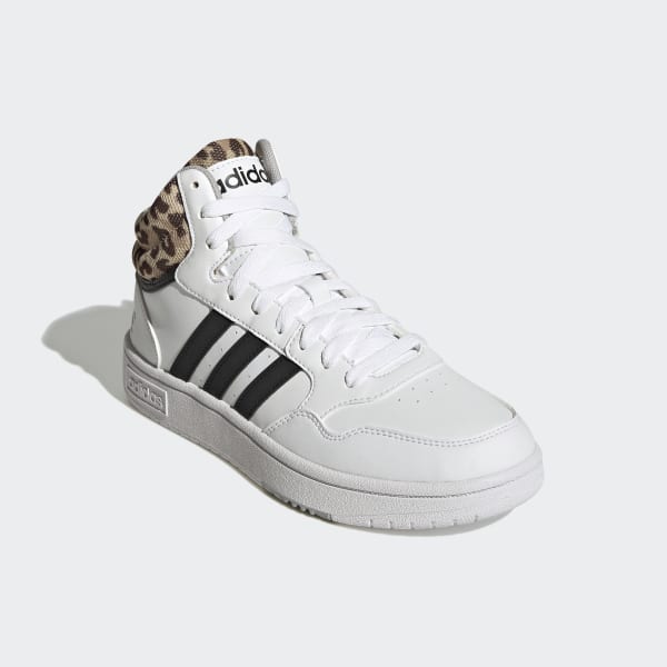Hvid Hoops 3.0 Lifestyle Basketball Mid Classic Shoes