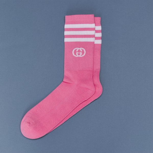 Pink adidas x Gucci Ankle Socks BUZ32