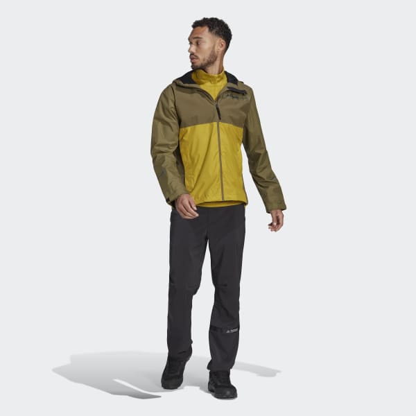 Green Terrex Multi RAIN.RDY 2-Layer Rain Jacket DD261