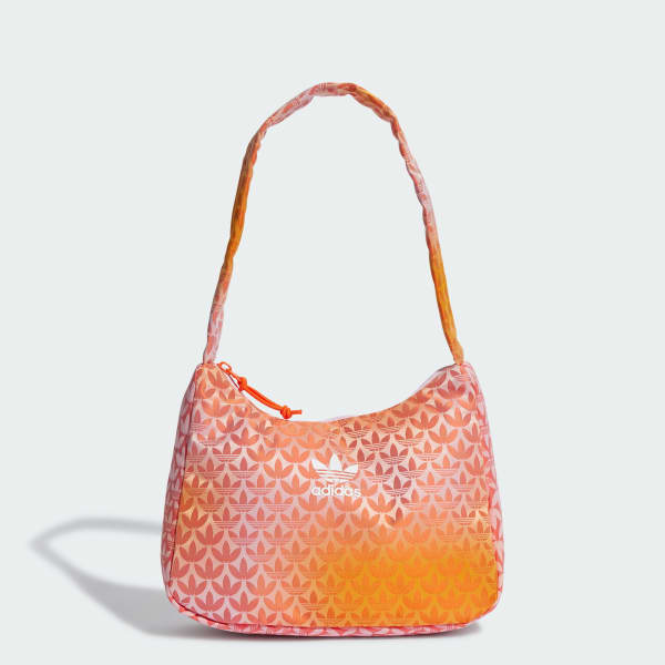 ★adidas originals★TREFOIL MONOGRAM ミニバッグ★追跡可 adidas Trefoil Monogram Jacquard Suede Mini Airliner Bag