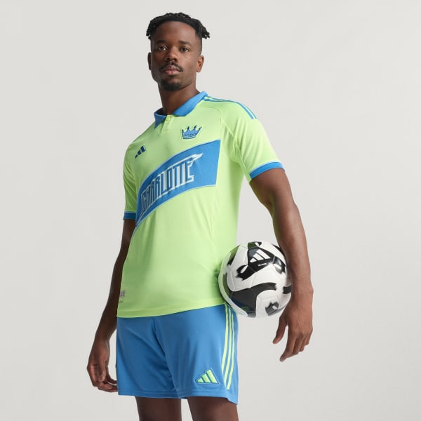 adidas Charlotte FC 2025 Archive Youth Jersey - Yellow | Free