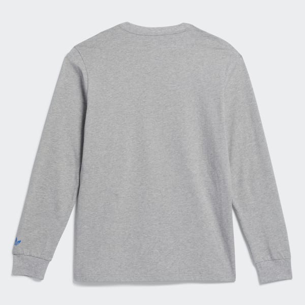 Grijs CUR3 LS TEE TG656