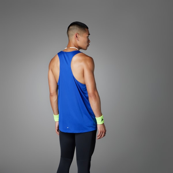 สีน้ำเงิน เสื้อกล้าม Run It