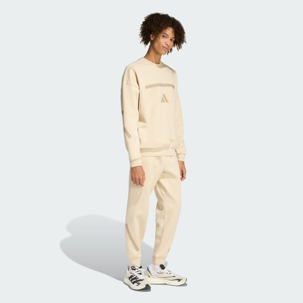 Beige New adidas Z.N.E. Sweatshirt