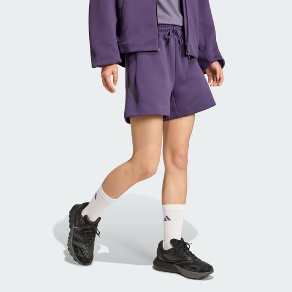 Ungu Celana Pendek adidas Z.N.E.