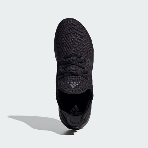Adidas cloudfoam women's black and white top