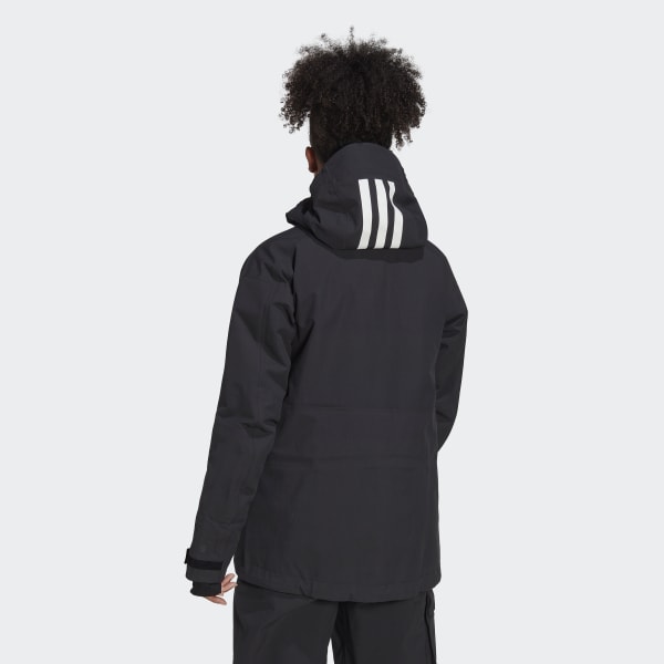 Zwart TERREX 3L POST-CONSUMER NYLON SNEEUWJACK