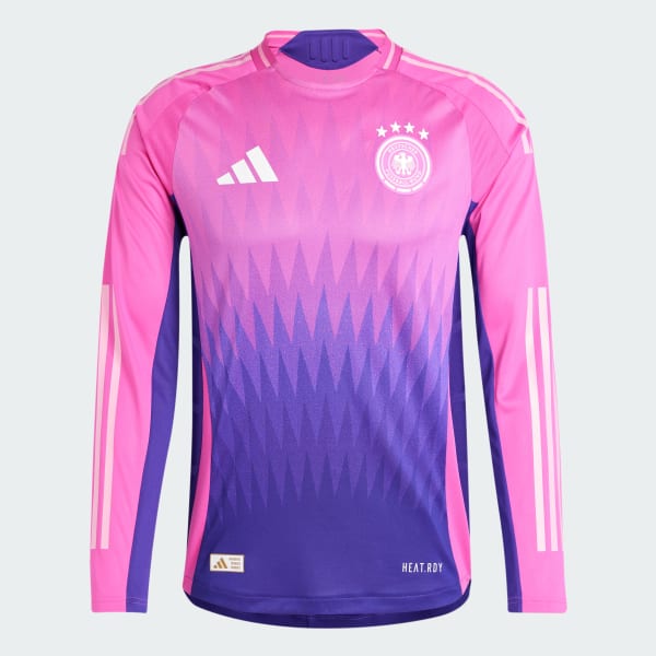 Adidas originals adicolor long sleeve football jersey pink clearance