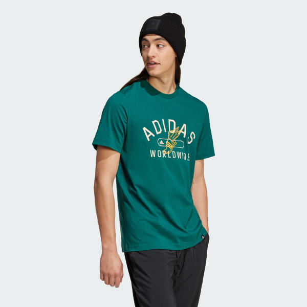 Green Collegiate Graphic Tee