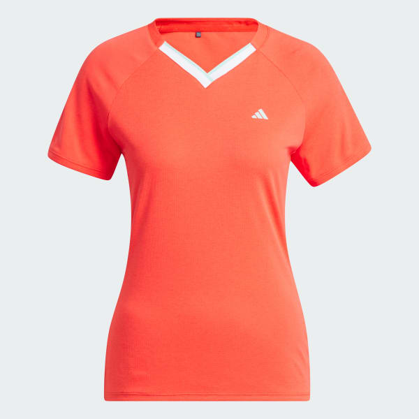 Orange Ultimate365 Tour HEAT.RDY V-Neck Golf Top 