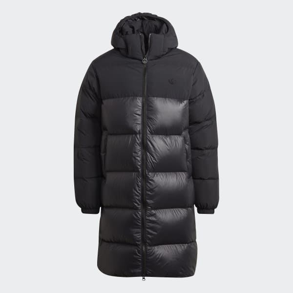 cerná Bunda Down Regen 3/4 Puffer DK415
