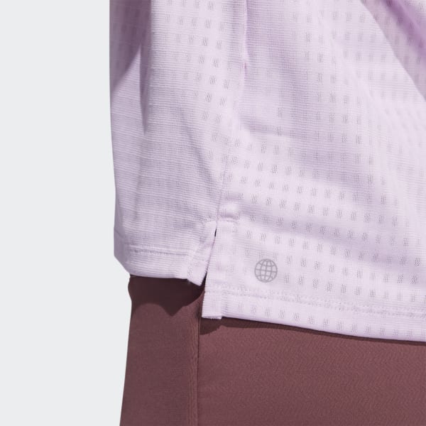 Purple 3-Stripes Polo Shirt CZ750