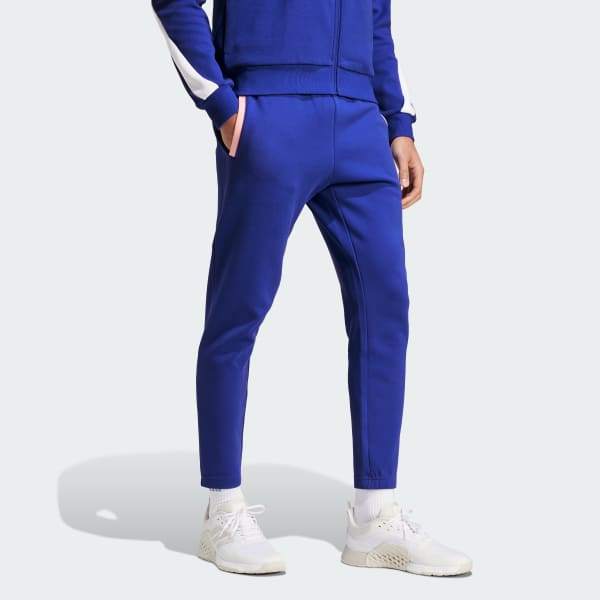 Blue adidas bottoms top