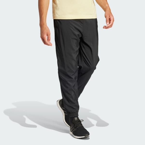 Svart Essentials Small Logo Stanford Bukse