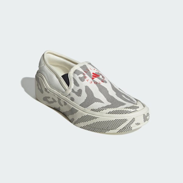 Bianco Scarpe adidas by Stella McCartney Court Slip-On