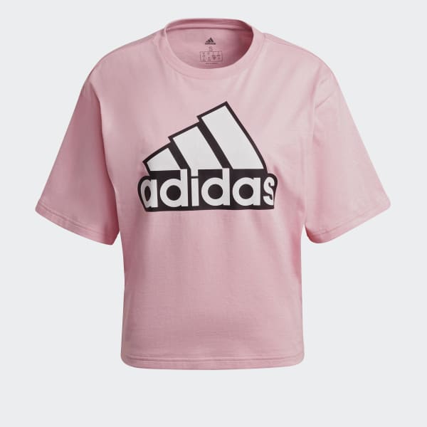 Pink Essentials Logo Boxy T-Shirt C2449