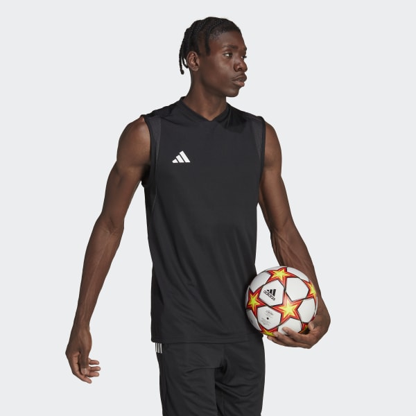Schwarz Tiro 23 Competition Sleeveless Trikot