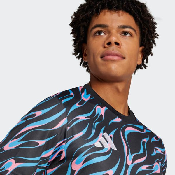 アディダス 半袖 トレーニング ジャージー - ブラック | アディダス