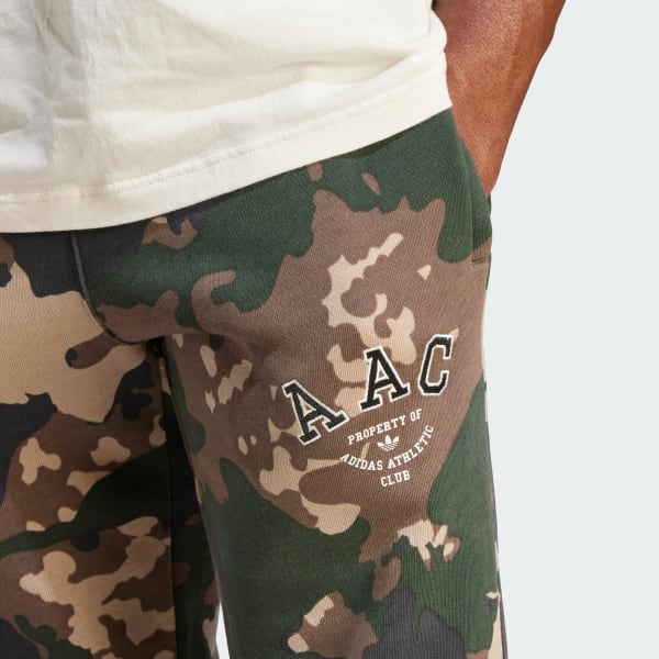 Red camo adidas pants store