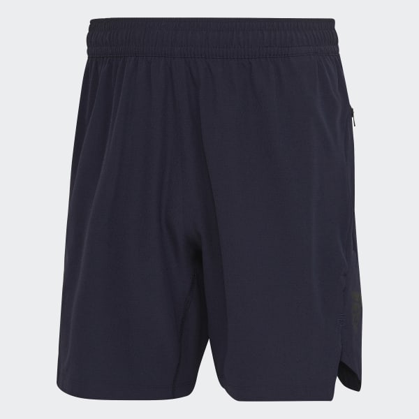 Blue Workout Knurling Shorts