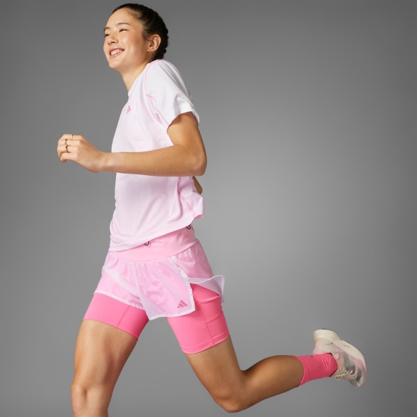 adidas Shorts Tokyo Running 2 en 1 Rosa adidas Colombia