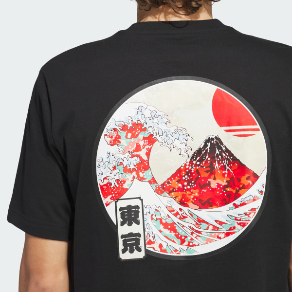 アディダス 富士山 東京 半袖Tシャツ - ブラック | アディダス ジャパン
