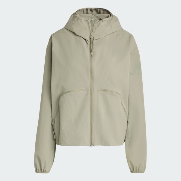 Green MYSHELTER Windbreaker