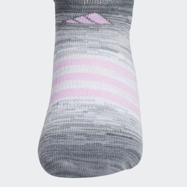 Grey Superlite Ombré No-Show Socks 6 Pairs