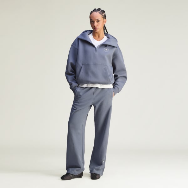 Black adidas by Stella McCartney 하프집 후디