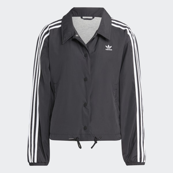 adidas Adicolor Classics 3-Stripes Coach Jacket - Black | Women's Lifestyle  | adidas US