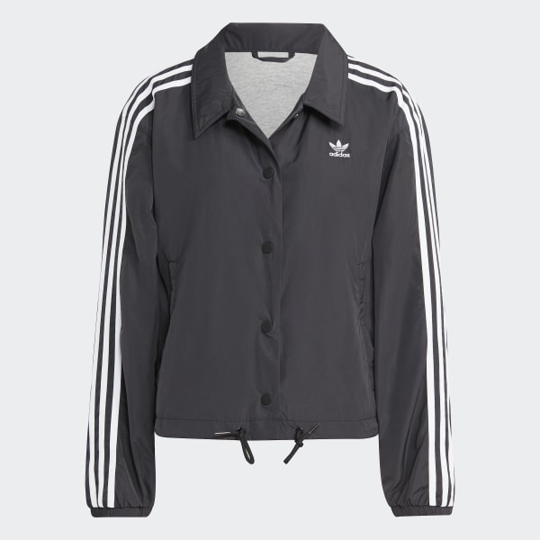 Czerń Adicolor Classics 3-Stripes Coach Jacket