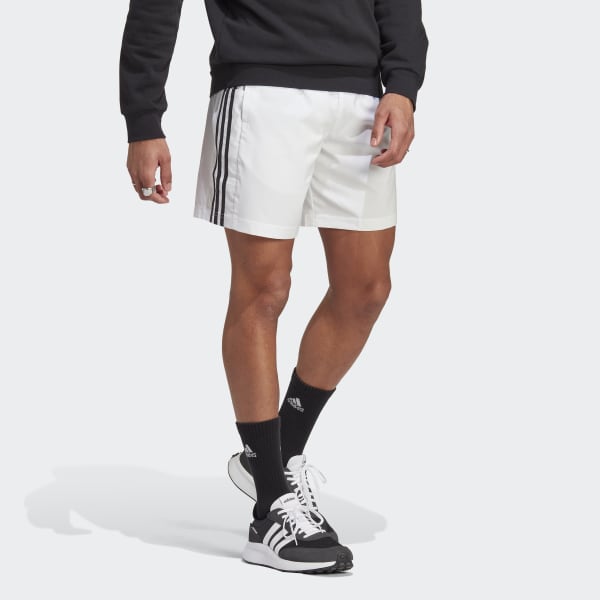 adidas AEROREADY Essentials Chelsea 3-Streifen Shorts - Weiß | adidas ...